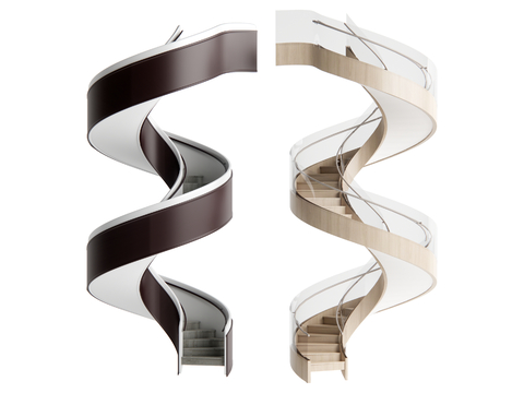 modern revolving staircase