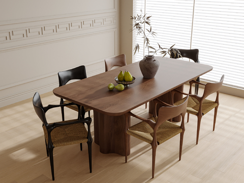 Modern Dining Table and Chair