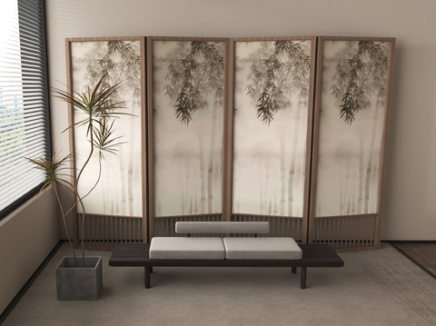 New Chinese Folding Screen