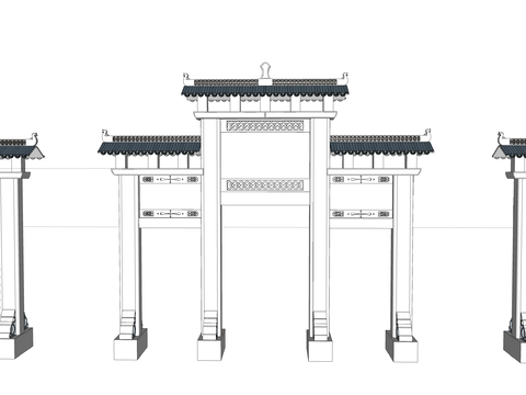 Architectural Door Head Archway Gate