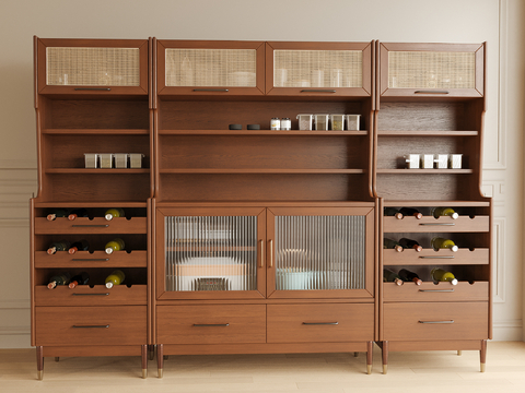 Mid-century Style Sideboard Cupboard