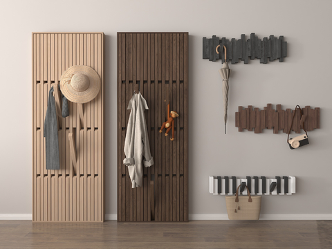 Clothes Hanging Wall Clothes Hanging Wall Storage Rack