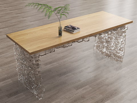 Modern Simple Acrylic Dining Table