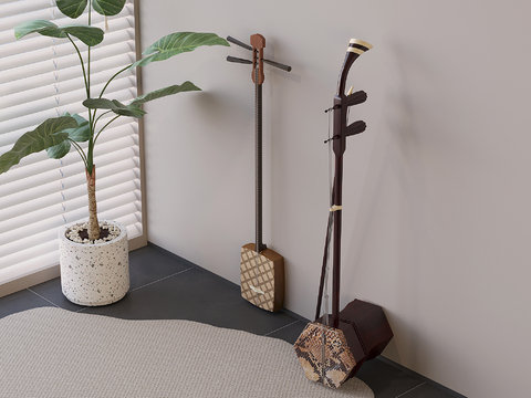 Musical instrument sandalwood erhu