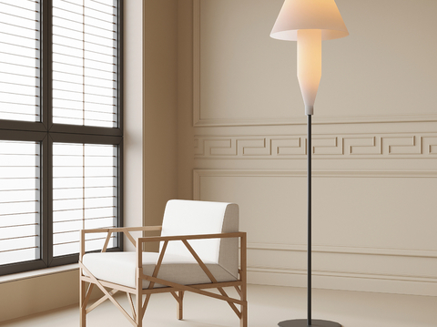 Modern Lounge Chair floor lamp