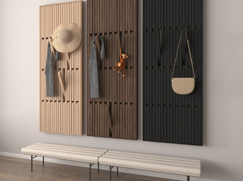 Clothes Hanging Wall Clothes Hanging Wall Storage Rack