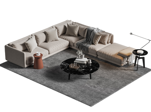 poliform bristol Modern Multiplayer Sofa Corner Sofa