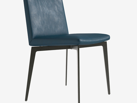 Modern Chair Dining Chair Leather Single Chair