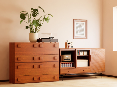 Mid-century Style Locker Sideboard