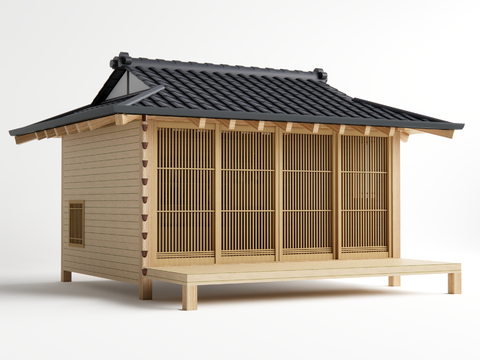 Japanese-style gazebo tea room