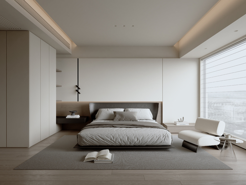 Modern Minimalist Bedroom Master Bedroom