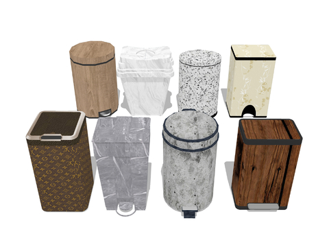 Intelligent induction trash can foot trash can