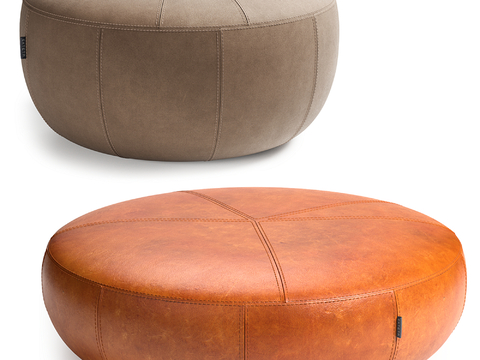 Modern Affordable Luxury Style Sofa Stool Round Stool