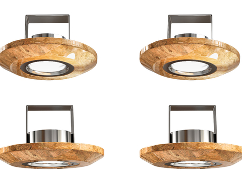 Modern Solid Wood Downlight