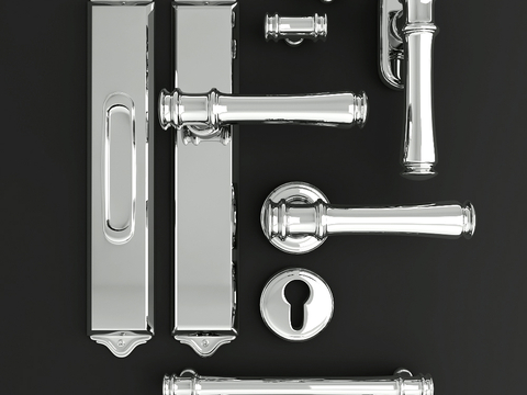 Hardware door lock handle