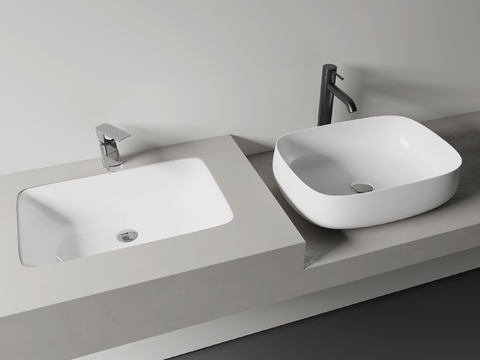 Modern wash basin under counter basin over counter basin