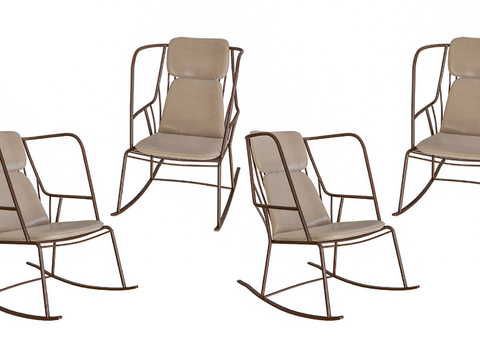 Modern Outdoor Rocking Chair Lounge Chair