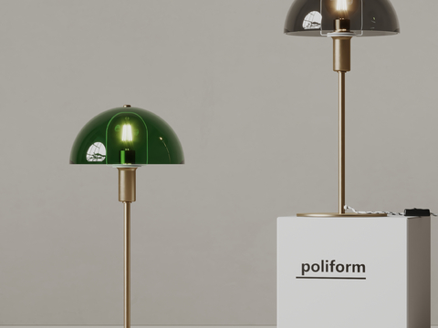 poliform modern table lamp glass table lamp