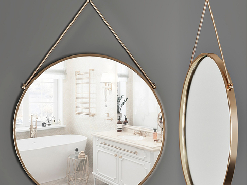 Cosmetic mirror decorative mirror mirror round mirror