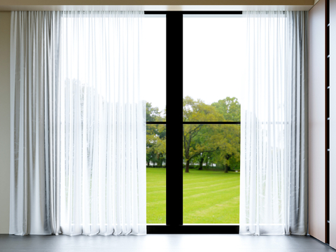 Modern gauze curtain transparent curtain