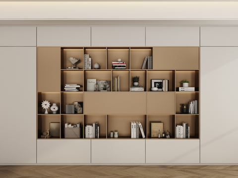 Modern Bookcase Decorative Cabinet