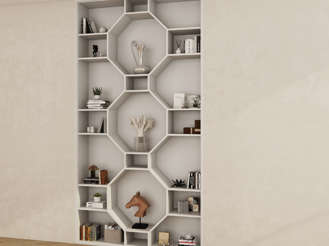 Modern Bookcase Decorative Cabinet