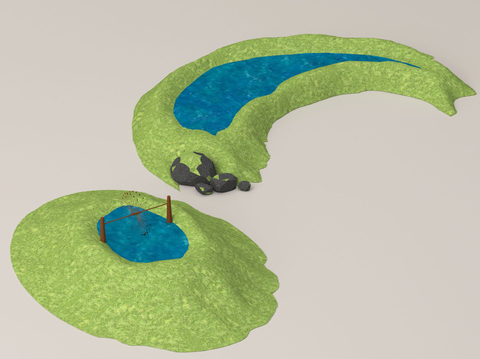 park green space landscape micro-topography