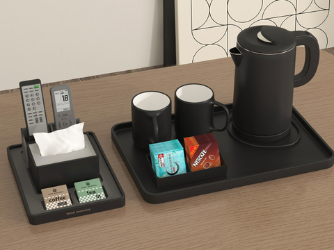 Electric kettle cup paper tray storage box