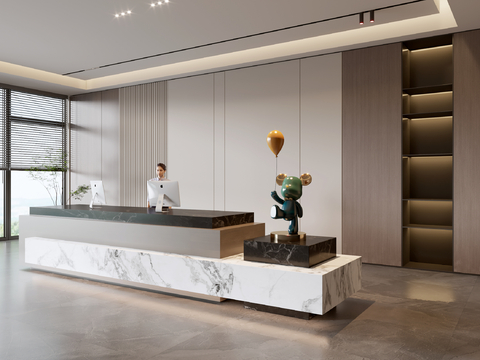 Modern Company Front Desk