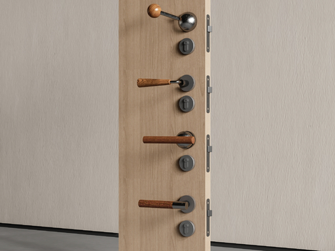 Modern door handle door lock split lock