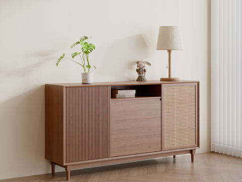 Mid-century Style porch cabinet