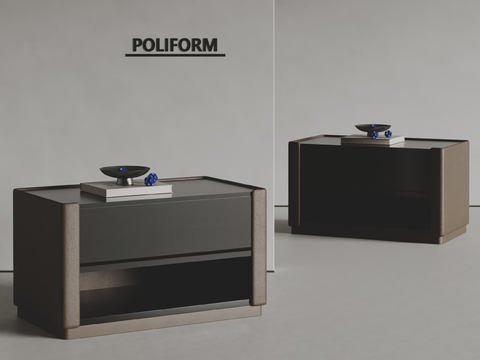 poliform modern bedside table