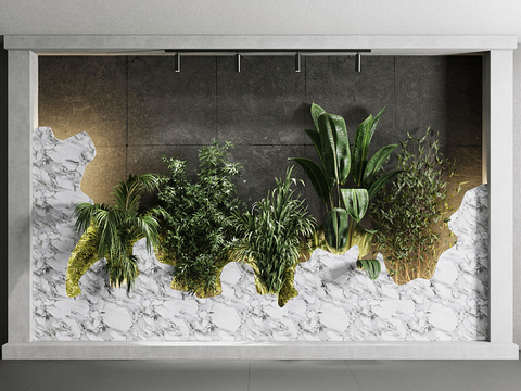 Modern green plant Wall