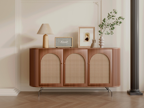 Mid-century Style porch cabinet