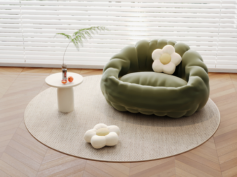 Cream Style Beanbag Bean Bag Sofa