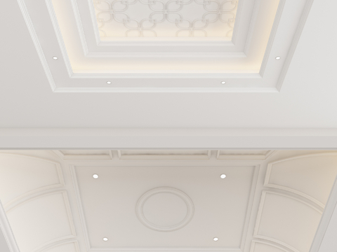 European-style ceiling