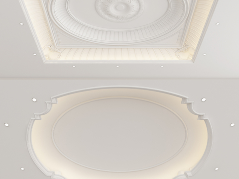 European-style ceiling