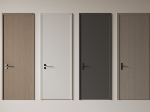 Modern Minimalist Single Door Room Door Bedroom Door