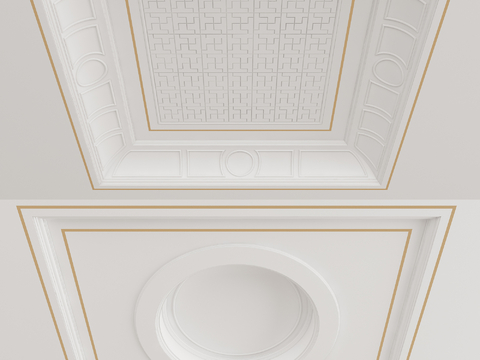 European-style ceiling