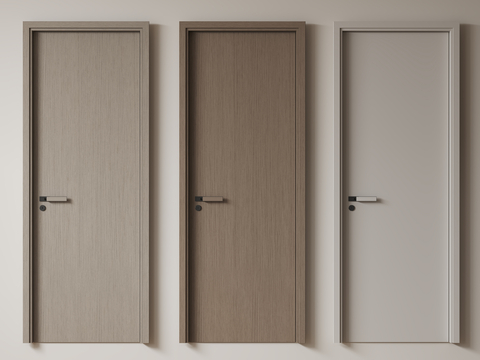 Modern Minimalist Single Door Room Door Bedroom Door