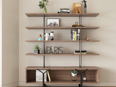 Modern Bookshelf Storage Rack Decorative Rack