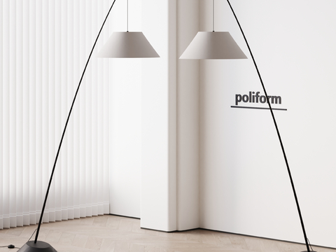 poliform modern floor lamp fishing lamp