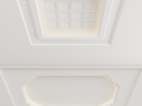 European-style ceiling