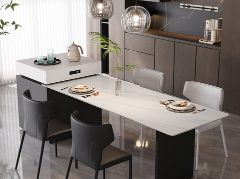 Modern Simple Dining Table and Chair