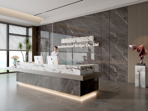 Modern Company Front Desk