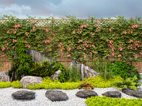 New Chinese Landscape Stone Vine Vine Fence