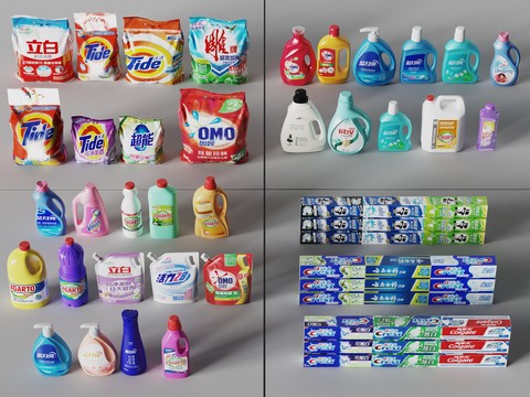 Modern Washing Products Washing Powder Laundry Liquid Detergent Toothpaste