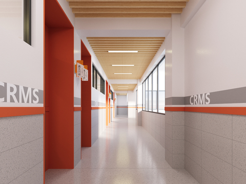 Modern School Average Corridor