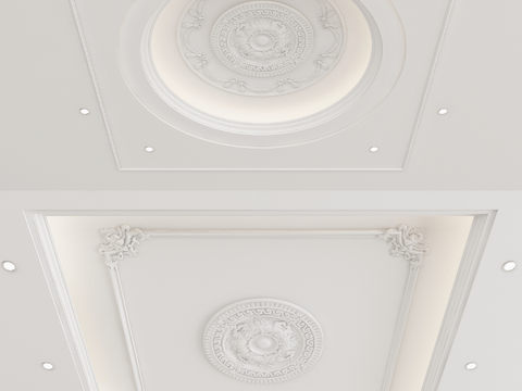 European-style ceiling