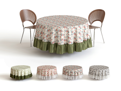 French Lace Tablecloth Round Tablecloth Tablecloth